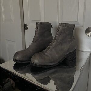GUIDI front zip (grey) 38.5
